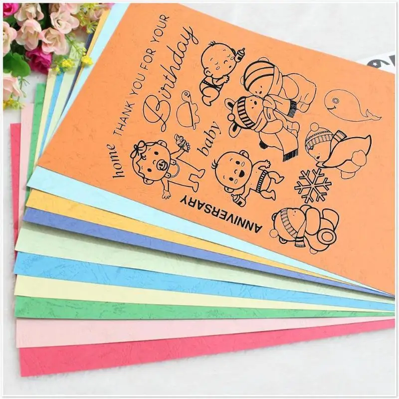 Штамп для младенцев прозрачный штамп скрапбукинга Прозрачная силиконовая