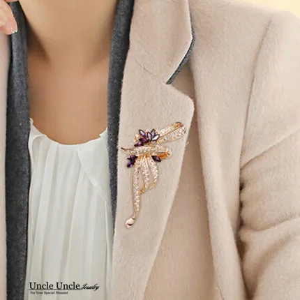 Розовое золото Разноцветные кристаллы Стразы Установка классический каффар