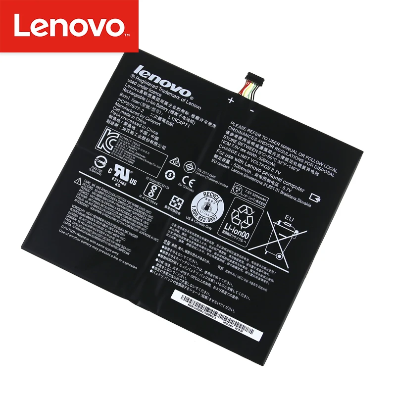 Original Laptop battery For Lenovo Miix4 Miix 700 700-12ISK L15L4P71 L15C4P71 | Компьютеры и офис