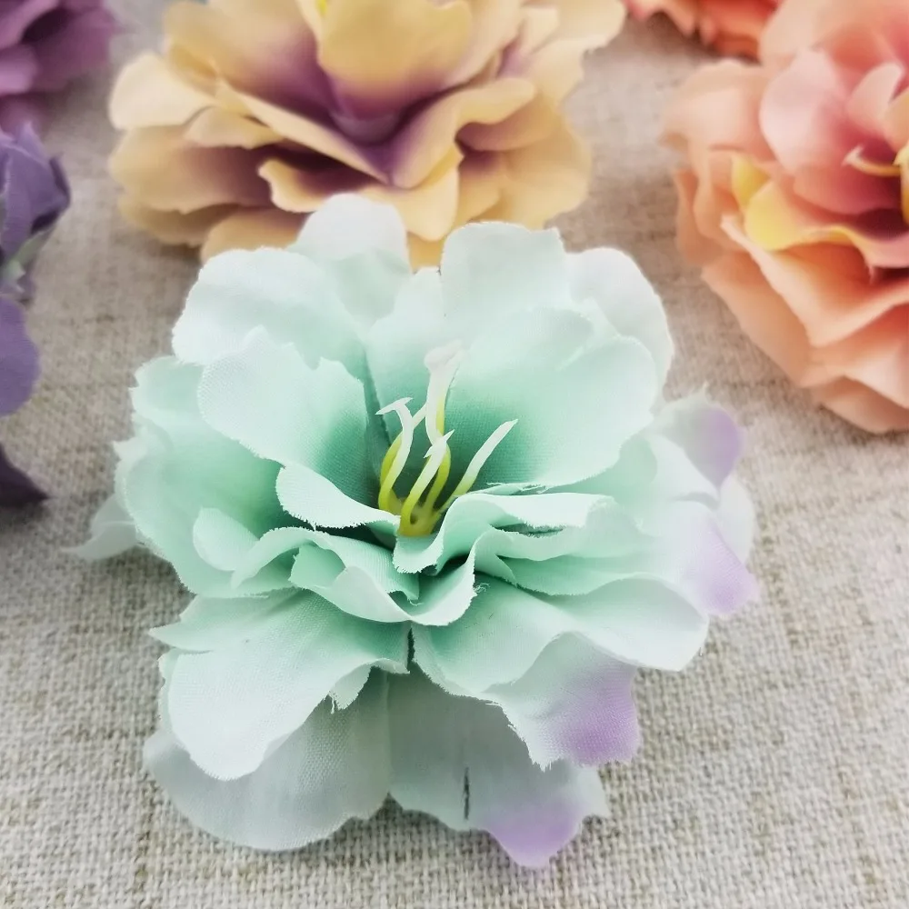 Big Size 90mm Width Silk Flower Heads Peony Flowers for Wedding Decoration Party Gift Box Artificial 10pcs/lot | Дом и сад