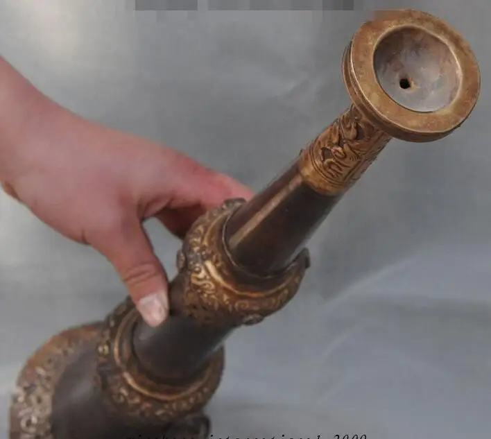 Старая китайская династия чистый Бронзовый музыкальный инструмент мелодия