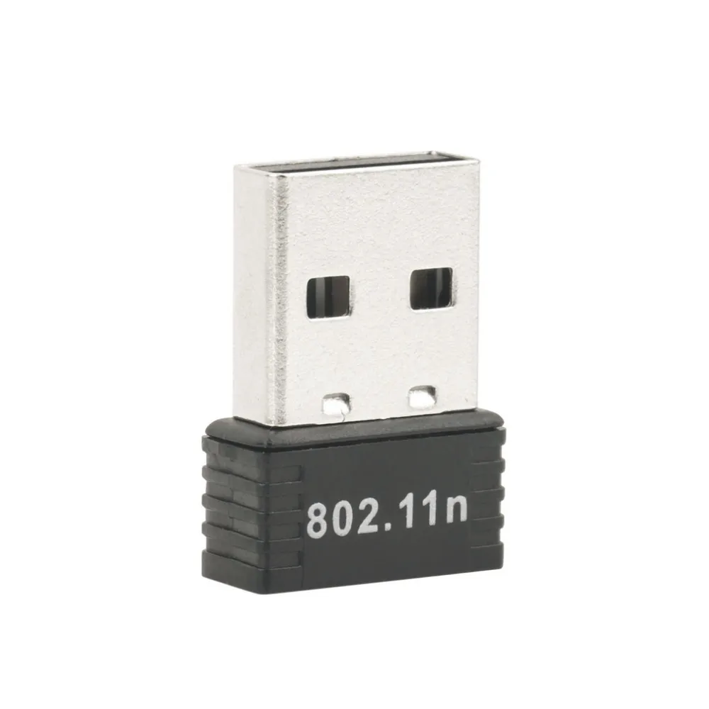1 шт. мини USB WiFi адаптер драйвер 802,11 b/g/n Wi-Fi ключ с высоким коэффициентом усиления 2,4 ГГц 150 Мбит/с Беспроводная антенна wifi для компьютера телефона