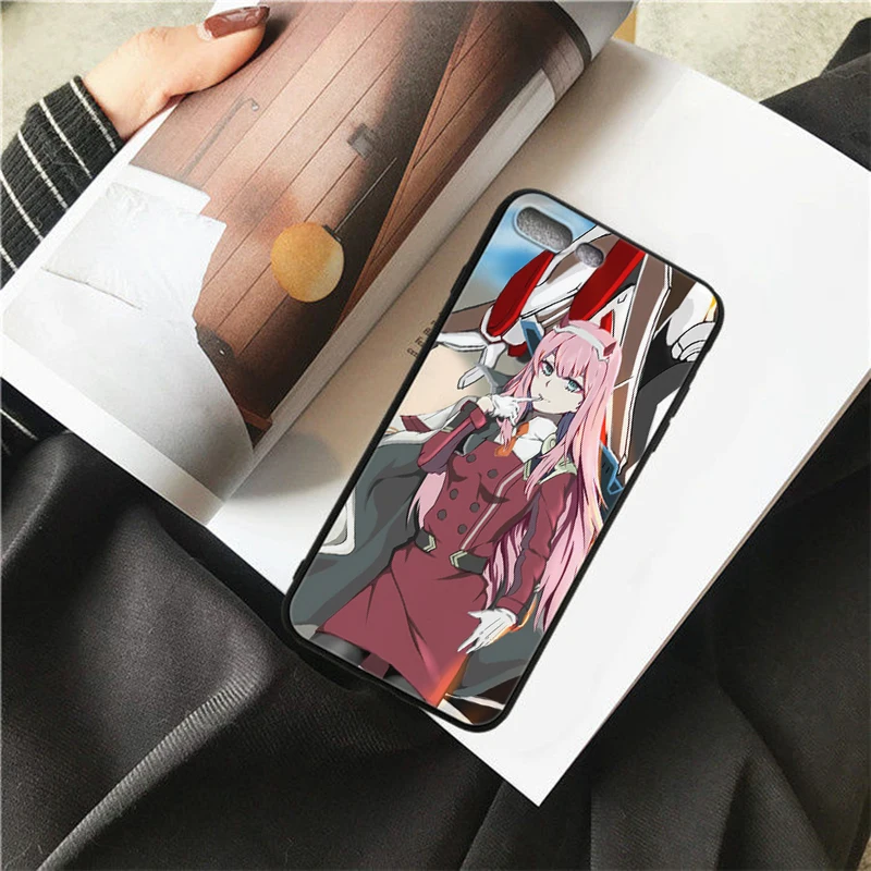 Мягкий чехол для телефона HOUSTMUST с анимацией дорогой в Franxx эстетике iPhone 6 6s 7 8X5 5S 6plus