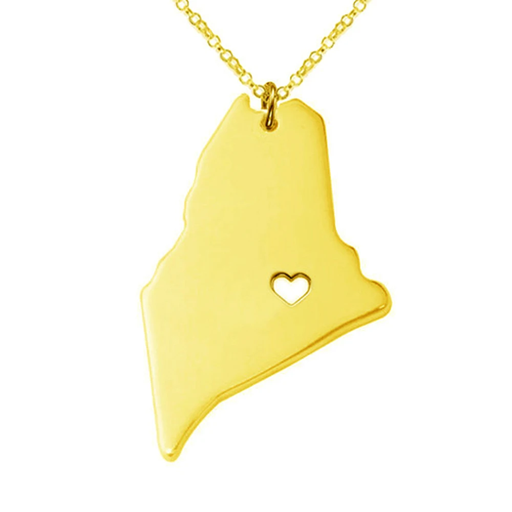 Ожерелье из нержавеющей стали с подвеской в виде сердца | Украшения и аксессуары