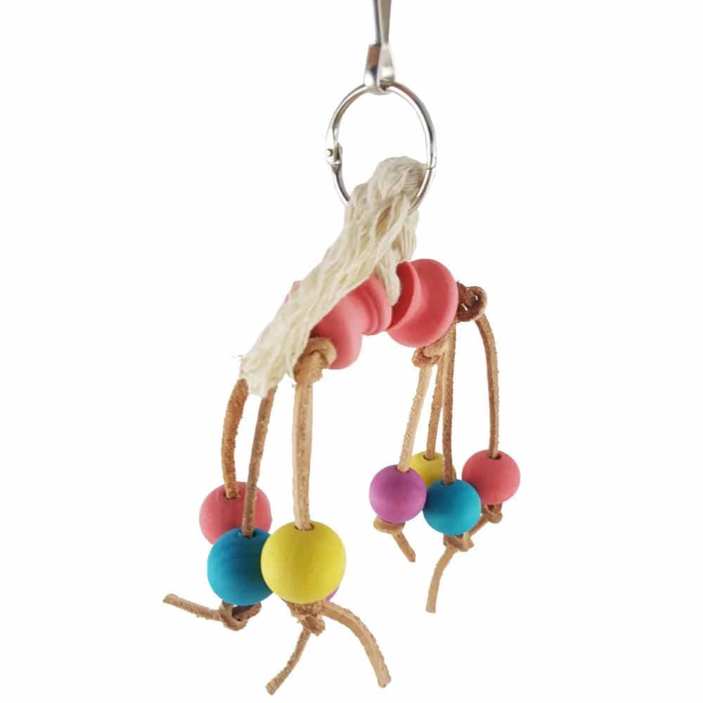 1 шт. Платье для девочек птица жевательные игрушки клетка качели укусов попугая