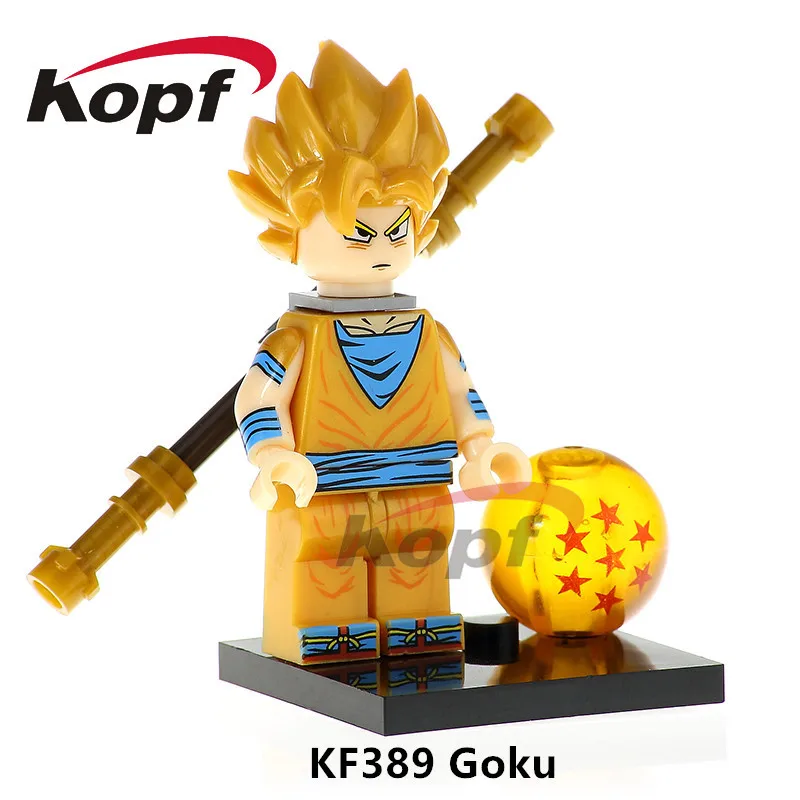 KF389 Without Box KF8027 Супер Герои Dragon Ball Z цифры Гоку идеальный Cell Старт Android 20 конструкторных блоков, Детские кубики, модель, подарок для детей игрушки - Цвет: KF389 Without Box