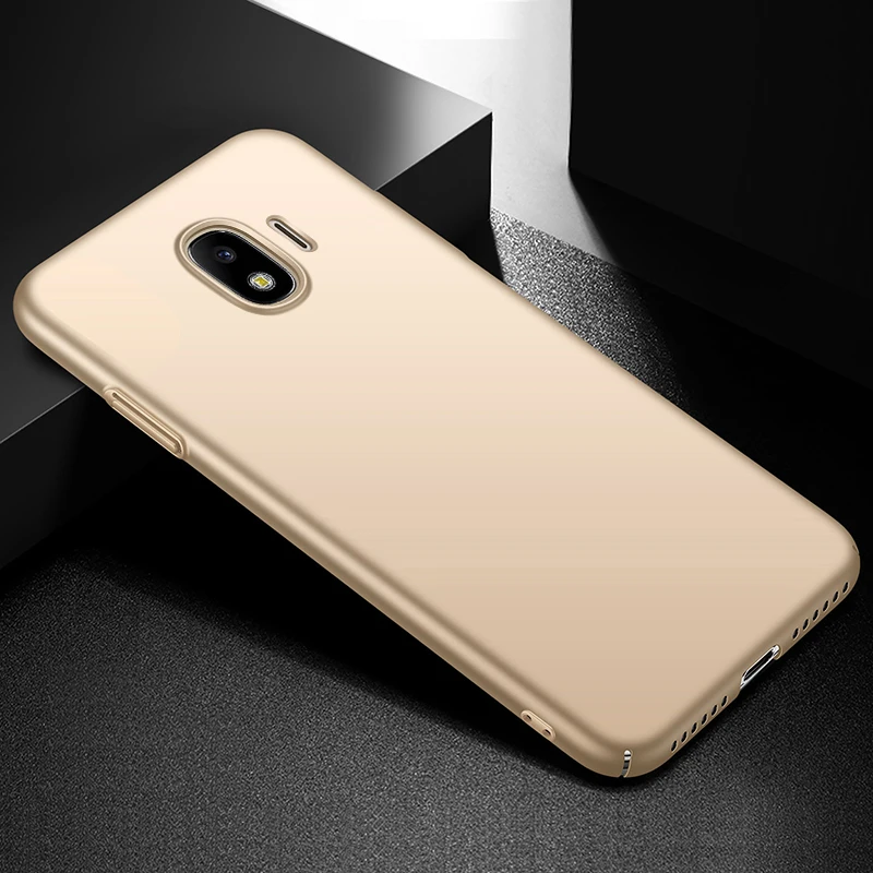 YonLinTan Coque cover Case For Samsung galaxy J4 J 4 2018 hard Pc On luxury plain Matte Phone Protector Back Etui | Мобильные