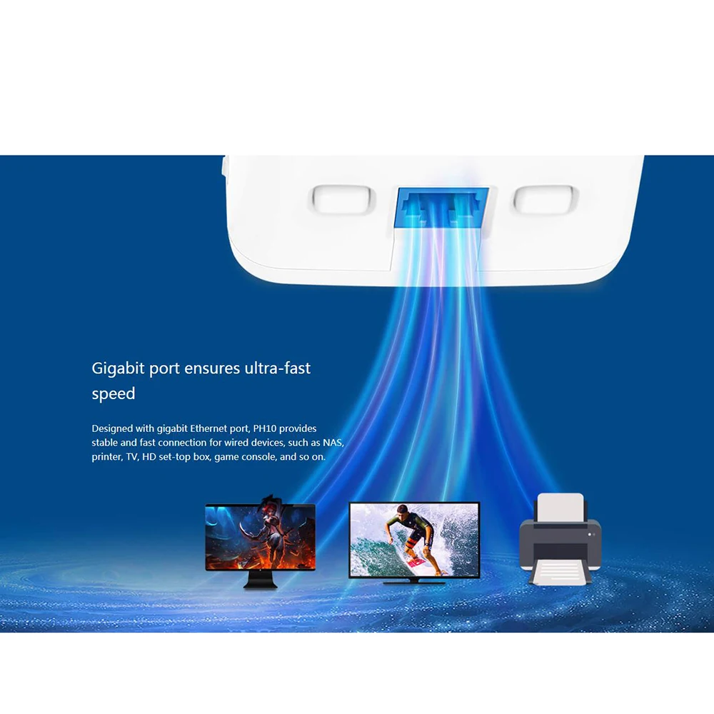 Tenda PH10 беспроводной Wifi Powerline 1000 Мбит/с Комплект гигабит 2 4G/5G двухдиапазонный