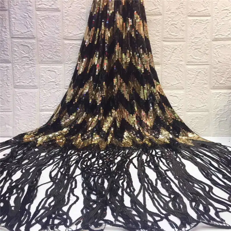 Кружевная ткань для свадебного украшения 2019 в африканском стиле высокого