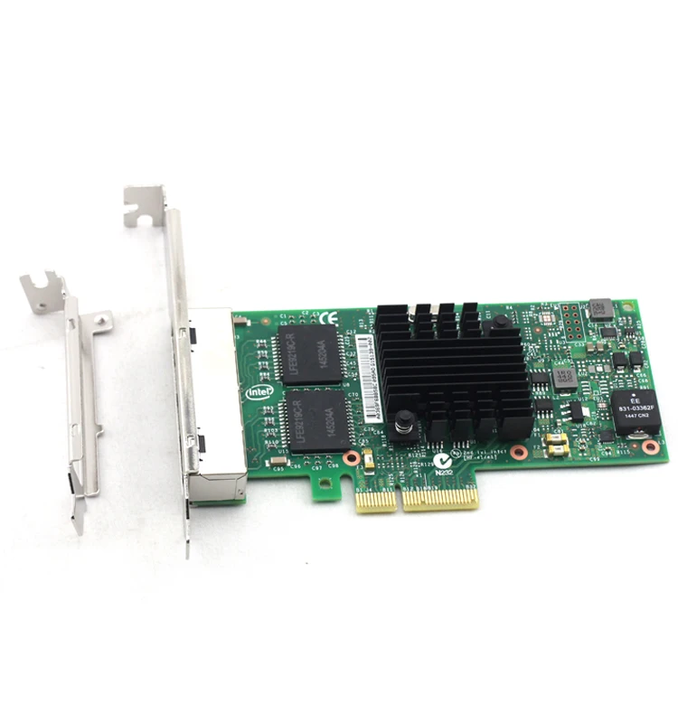 ARUENTEX I350 T4 4 * Порт Gigabit Ethernet PCI E X4 Intel I350AM4 сетевой серверный адаптер карта