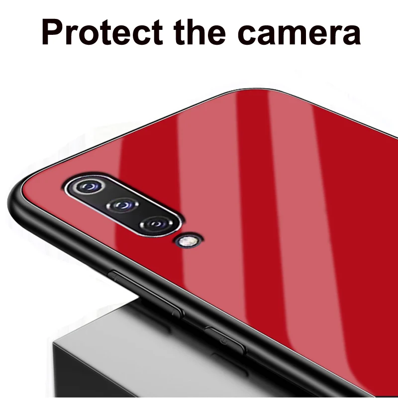 Для Xiaomi Mi 9 чехол градиентный твердый закаленное стекло задняя крышка для mi9