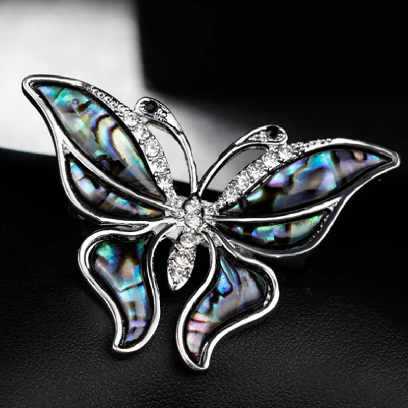 Модные Винтажные Броши для женщин и мужчин булавки в виде бабочек хиджаба