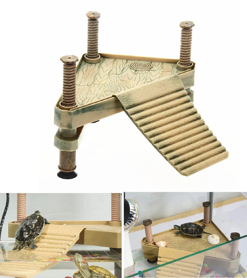 Aquarium Turtle Island Basking Platform Tank Floating For Climbing Reptile Supplies | Дом и сад