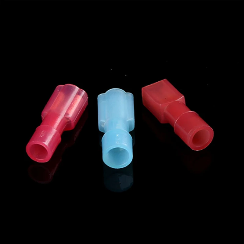 Соединители для проводов обжимные клеммы 100 шт. нейлоновые полностью