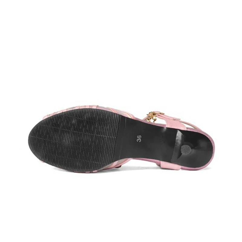 2017 women summer shoes new design thin high heels sandals unique hollow elegant party | Обувь