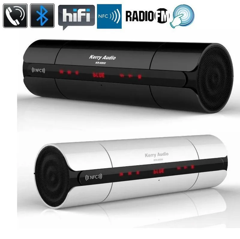 KR 8800 мини портативный Bluetooth динамик с сенсорным экраном радио беспроводной