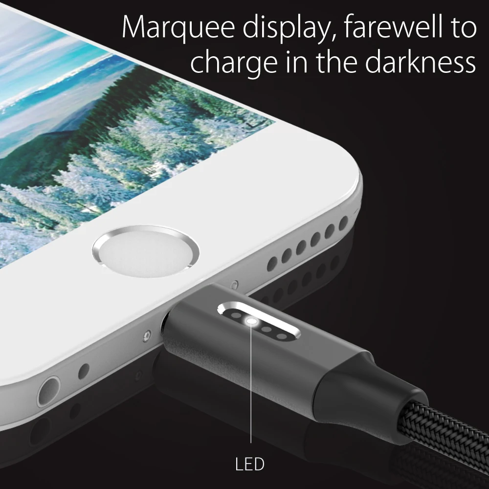 USB кабель ORICO для iPhone usb iOS 10 зарядки и синхронизации данных с 8 контактным разъемом