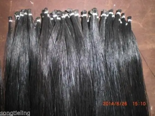 250 г чёрный конский волос хвост волосы Скрипка Лук Волосы монгольская лошадь|hair