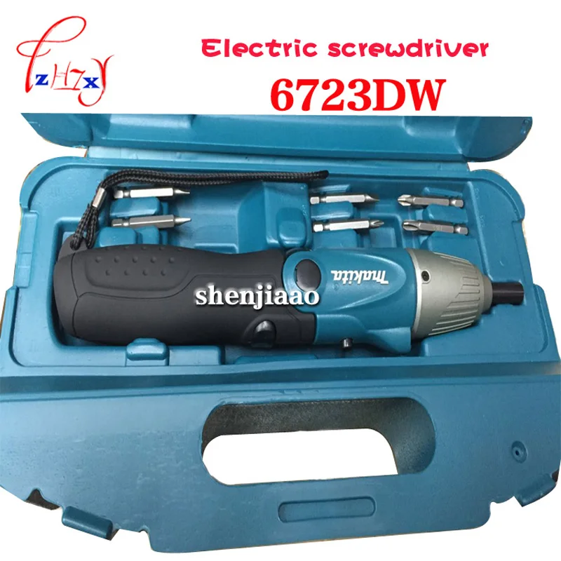 Японская аккумуляторная отвертка Makita 6723DW складная электрическая для домашнего