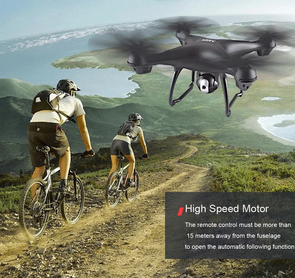 S70W 2,4 GHz gps FPV Дрон с камерой 1080P бесщеточный Квадрокоптер управление жестами Складная HD камера Wifi Безголовый режим