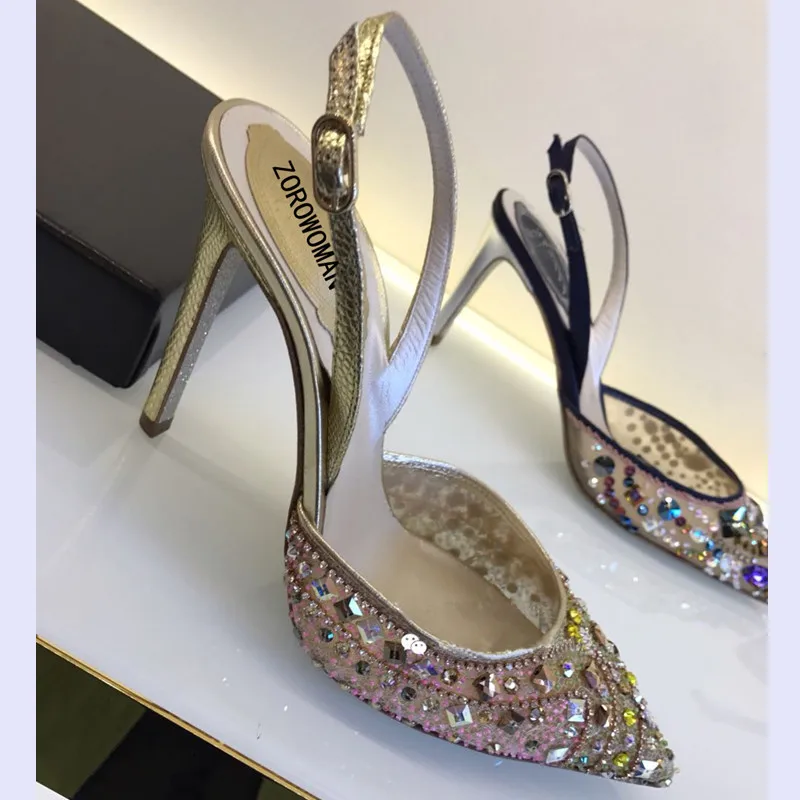 Горячая 2017 Новые Весна Лето Обувь Женщина Стороны Пряжки Насосы мелкой Острым