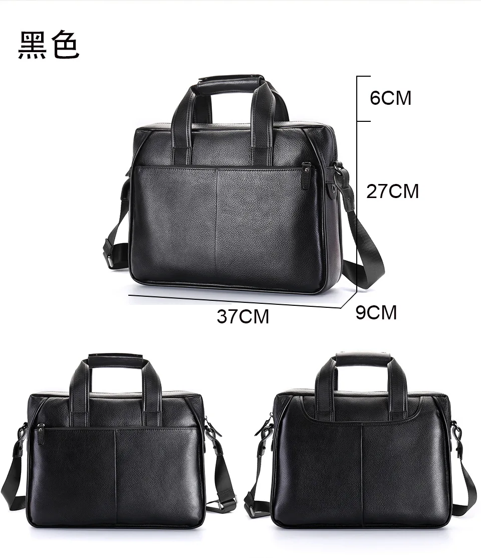 Роскошный деловой мужской портфель из натуральной коровьей кожи, мужской портфель, сумка на плечо, мужская сумка-мессенджер, сумка для компьютера