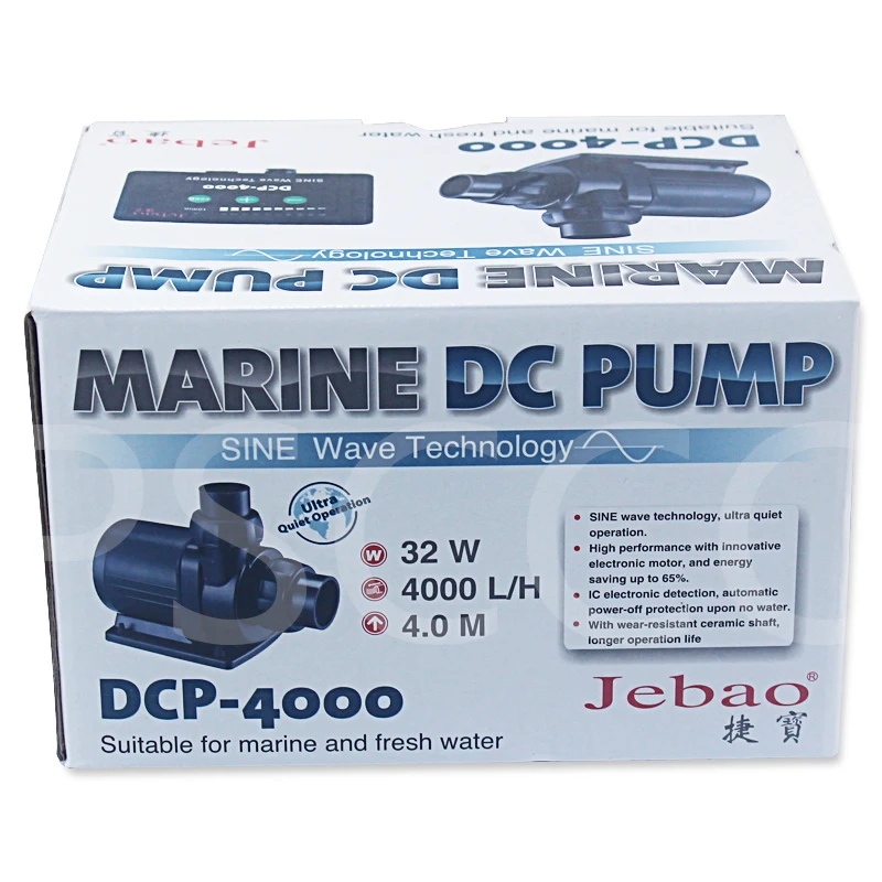 4000л/ч Jebao DCP4000 DCP 4000 24 В погружной морской DC водяной насос с контроллером для аквариума сада пруда синусоида Tech