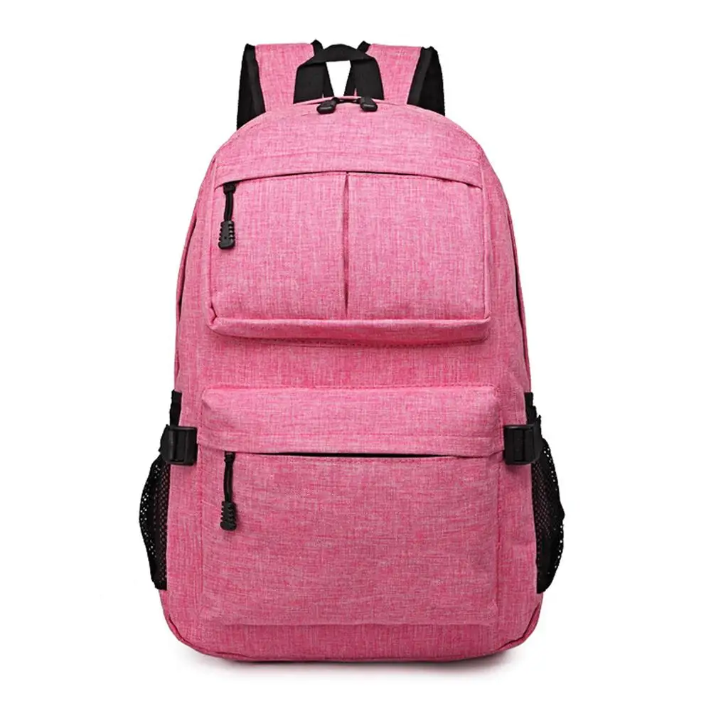 

Casual Pink Girl Backpack Computer Bag Large Travel Bag School Bags
