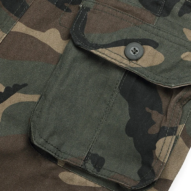 Мужские камуфляжные военные штаны с несколькими карманами мужские повседневные