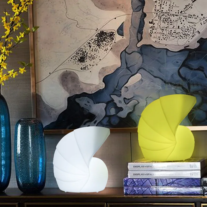 Ins хит продаж милый светодиодный ночник улитка оболочка декоративная лампа