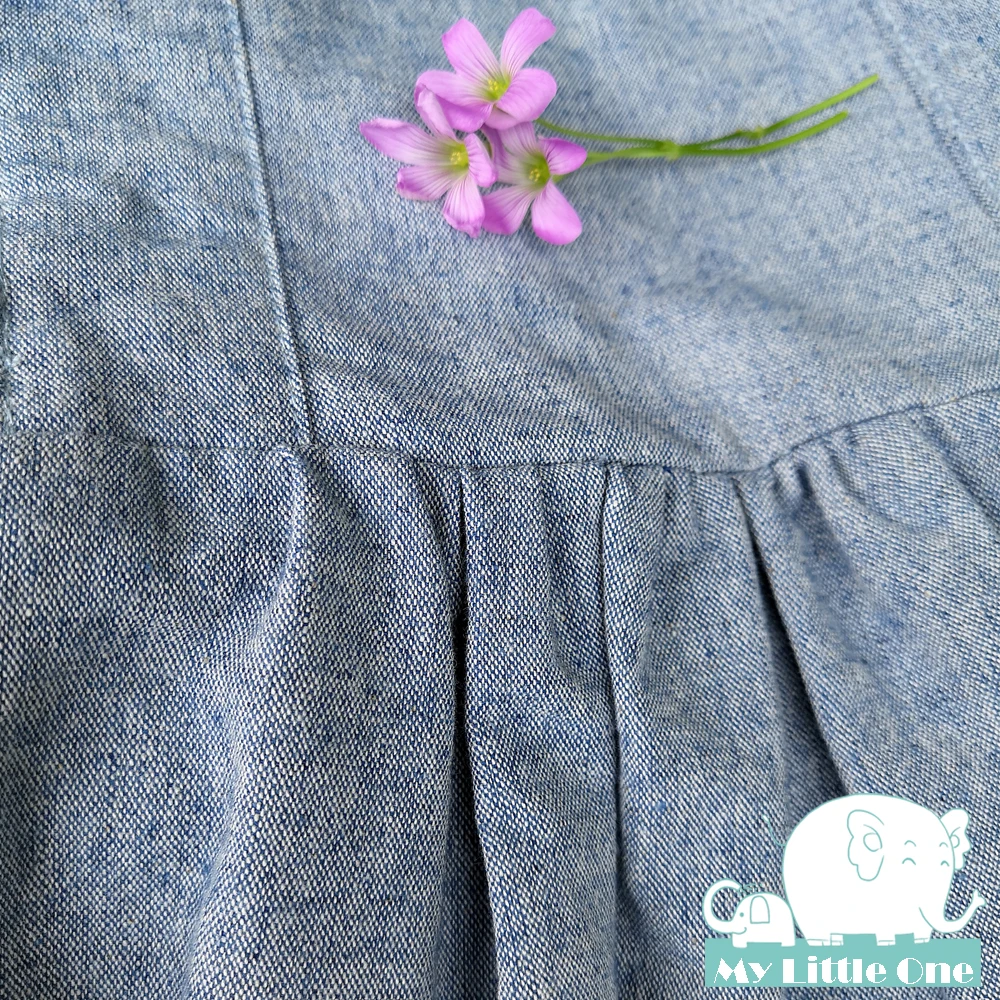 MyLittleOne/2019 летний однотонный комбинезон с открытой спиной для маленьких девочек |