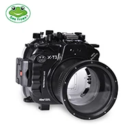 black 16-50 Seafrogs новейший 40 м подводный Дайвинг чехол водонепроницаемый корпус камеры для Fujifilm XT-3 - Цвет: black 16-50
