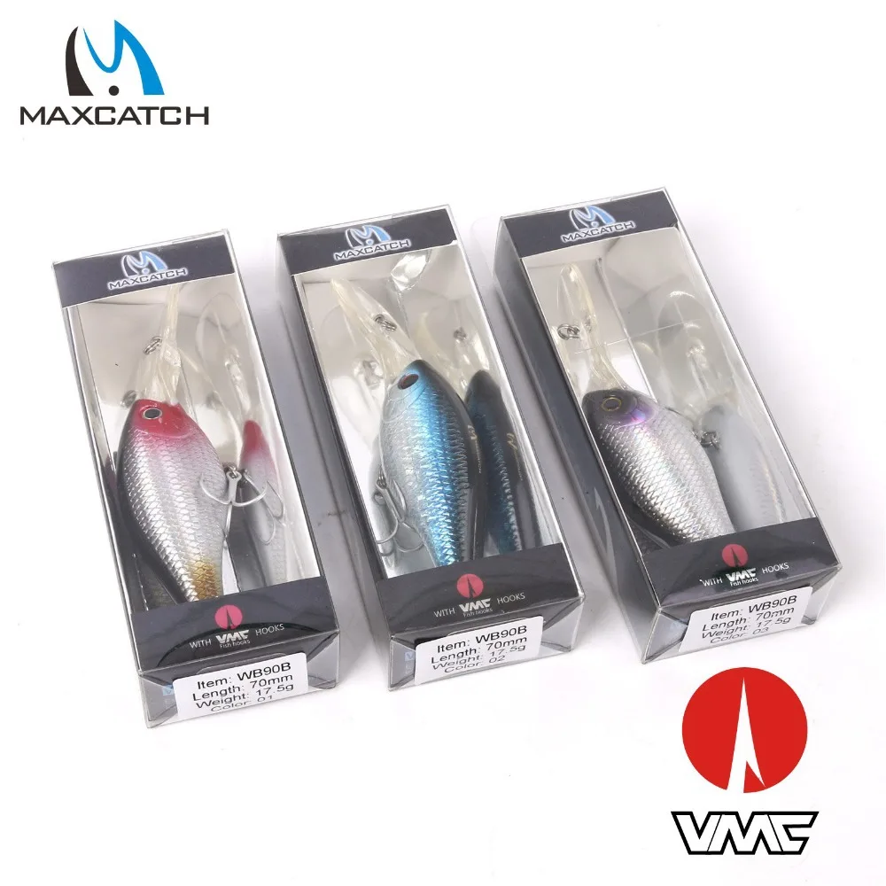 Maximumcatch рыболовные приманки с крючками VMC Повседневная жесткая рыболовная