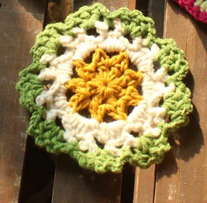 Вязаные подставки ручной работы коврик для стола Mori Doilies подстаканник съемки