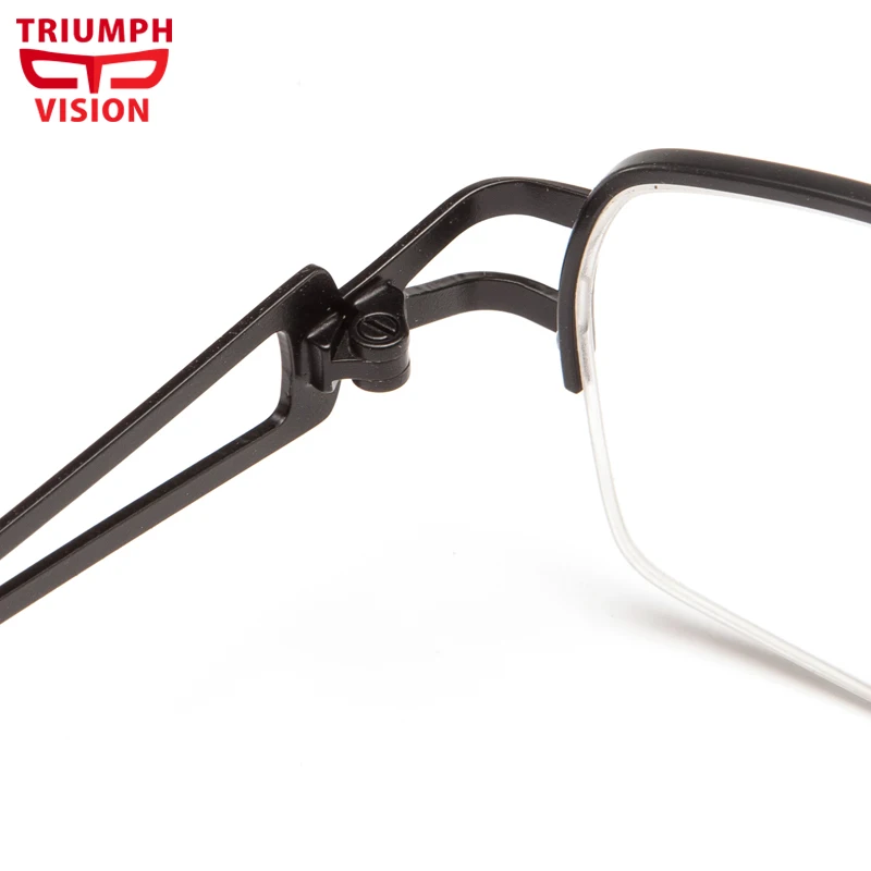 Очки для чтения TRIUMPH VISION женские прозрачные с полуободковой металлической