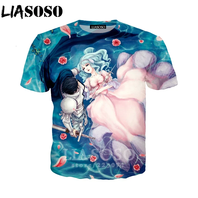 LIASOSO Летний Новый Мужской Женский свитшот 3D принт аниме-МАГИ Лабиринт волшебной