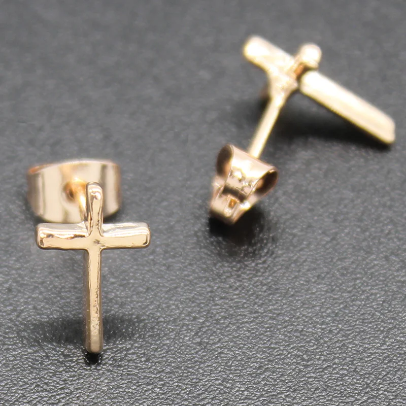 Женские маленькие серьги гвоздики ISINYEE простые с кристаллами минималистичные