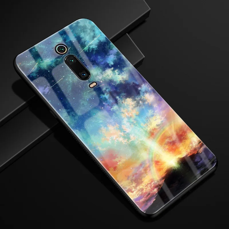Темно-коричневый Чехол для Xiaomi mi 9 T, чехол для mi 9T из закаленного стекла, Жесткий Чехол для Xiaomi mi 9 SE, чехол для Coque Shell на mi 9 9SE mi 9t Pro Fundas - Цвет: Темно-коричневый