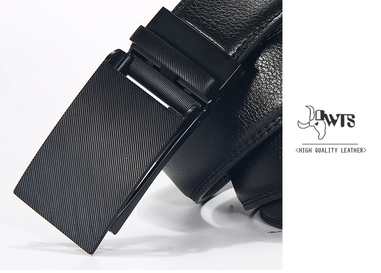 [DWTS]cow genuine leather belts for Men high quality male brand automatic buckle belt cummerbunds cinturon hombre