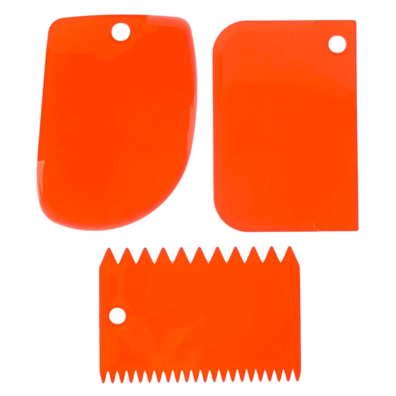 Owfvlazi 3PCS DIY Cream Scraper Set Multifunctional Irregular Teeth Edge Cutters Cake Mold Tools Fondant Tool | Дом и сад