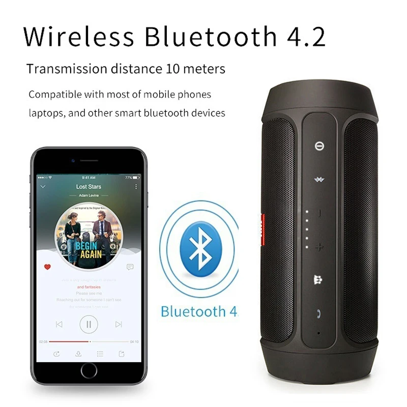 Портативный беспроводной Bluetooth динамик высококачественный бас звук стерео сабвуфер двойной динамик с fm-приемником usb-микрофон MP3 TF карта