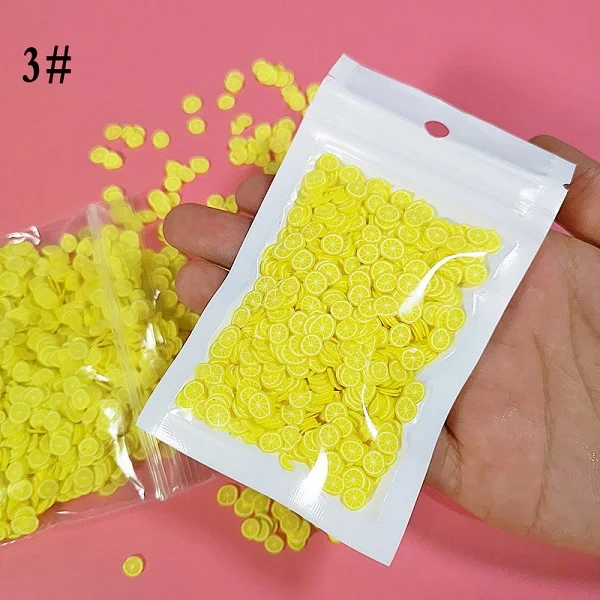 DIY слизистая глина конфеты поддельные торт десерт грязь частицы брызги для наполнителя украшения для моделирования еда для кукольного домика - Цвет: 3