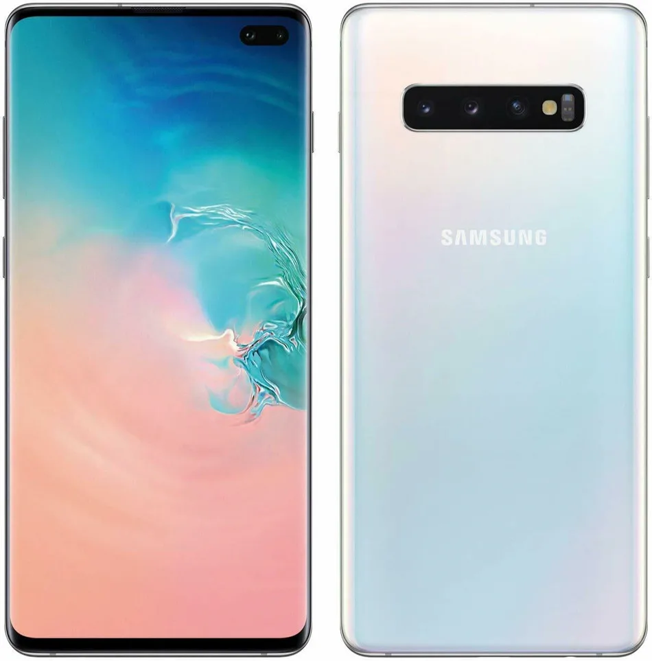 Мобильный телефон samsung Galaxy S10+ S10 Plus G9750 с двумя sim-картами, 8 Гб ОЗУ, 128 ГБ/512 Гб ПЗУ, четыре ядра, 6,4 дюйма, 5 камер Snapdragon 855, NFC