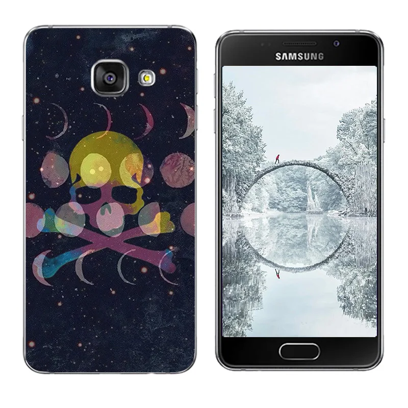 Чехол для Samsung A3 2016 мягкие силиконовые чехлы телефонов с принтом Const Galaxy A310 A310F Coque |