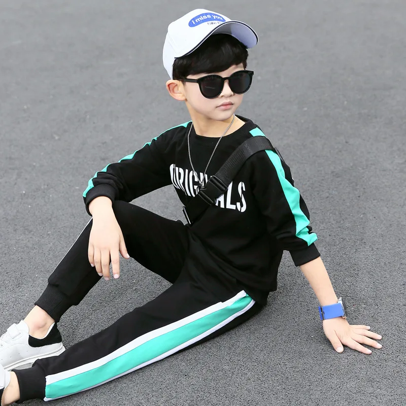 Новинка 2019 весенне-осенний комплект одежды для студентов детская спортивная