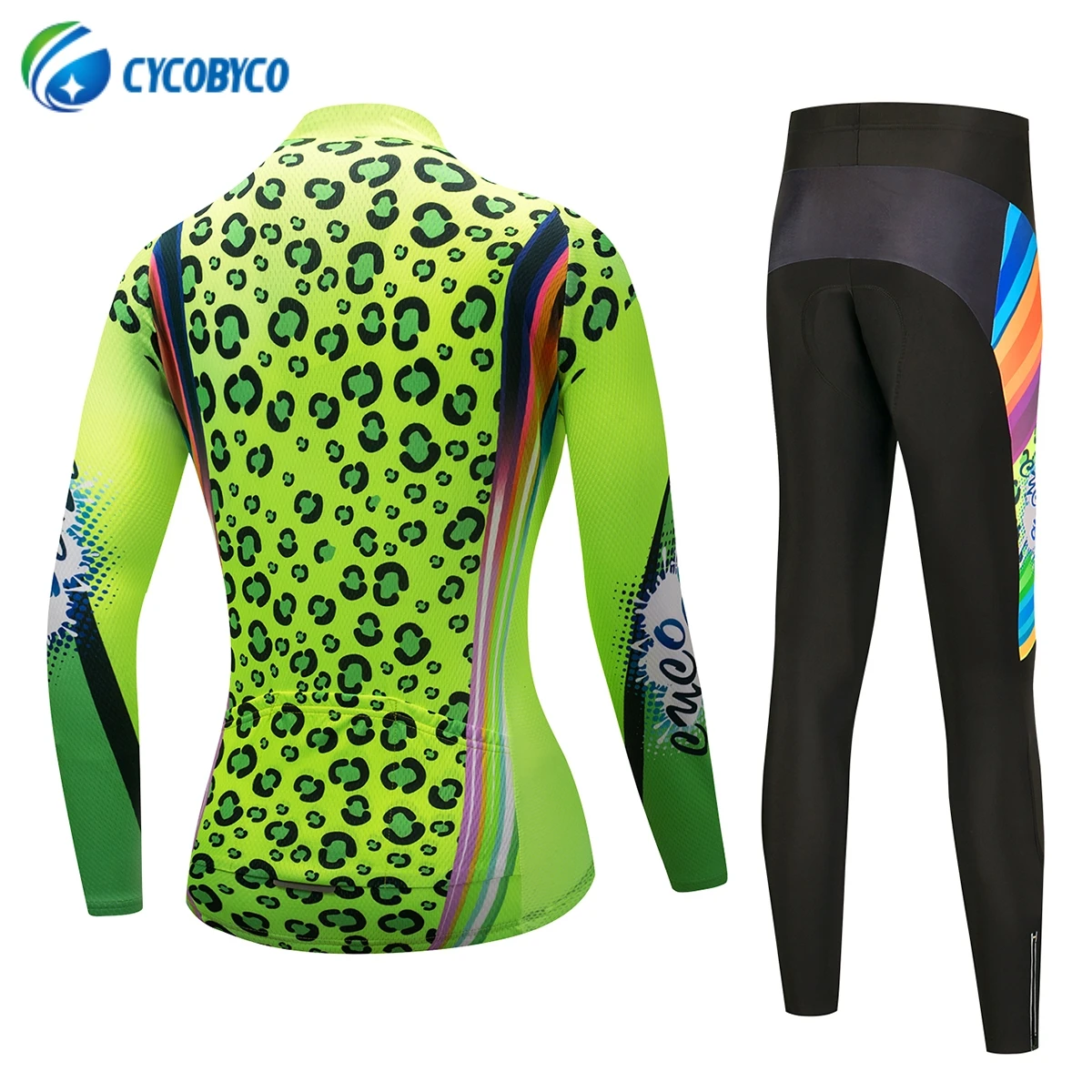 

Cycobyco Autumn Fluorescence Women Cycling Jersey Set /Mountian Bike Wear Ropa Ciclismo Cycling Bicycle Long Clothes
