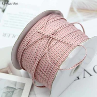 kewgarden 3mm 0 3cm dotted line stripe satin ribbons packaging ribbon handmade tape diy bowknot clothing accessories 16ylot