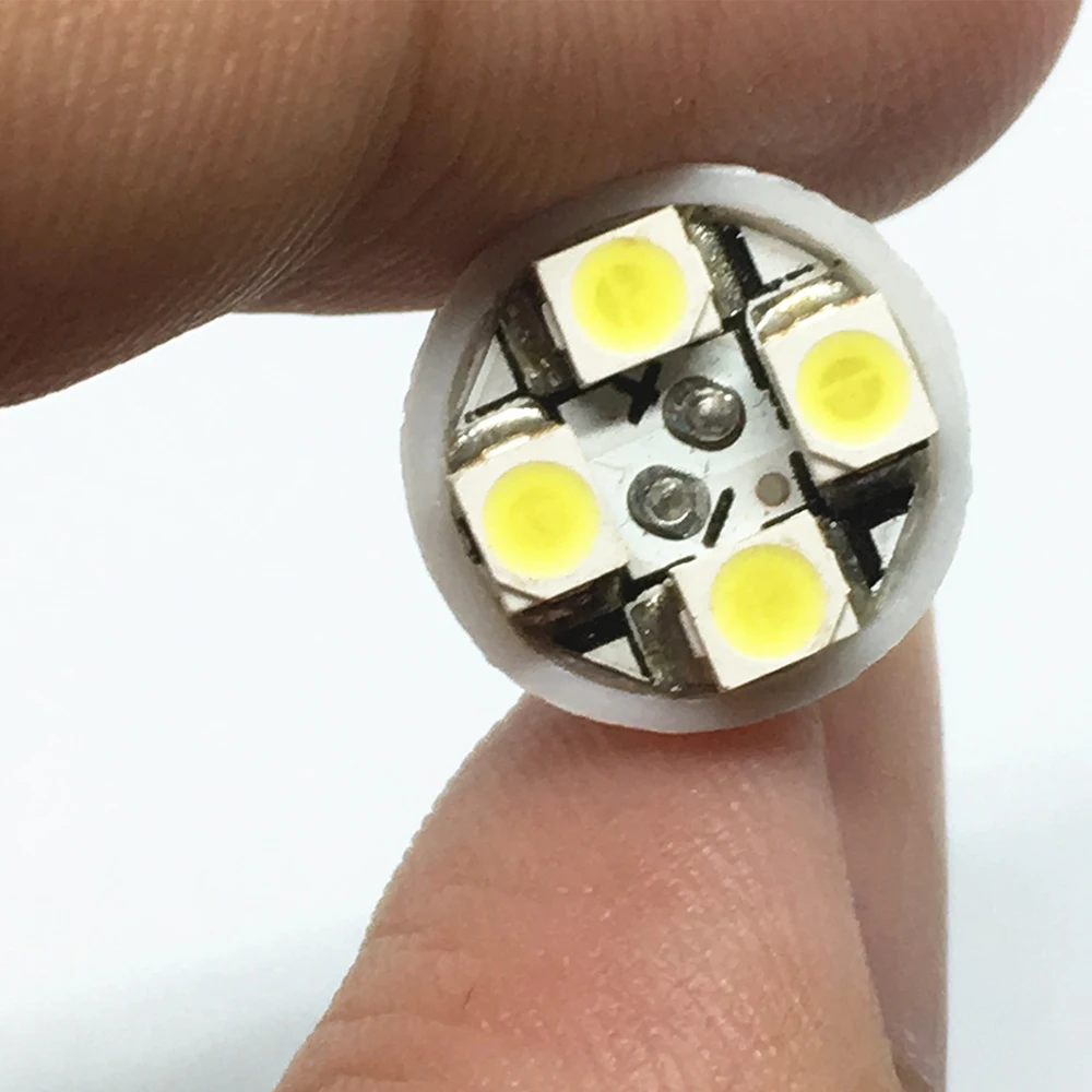 Светодиодсветодиодный лампа T10 194 W5W 4 светодиодный 3020 smd белая для чтения лампы