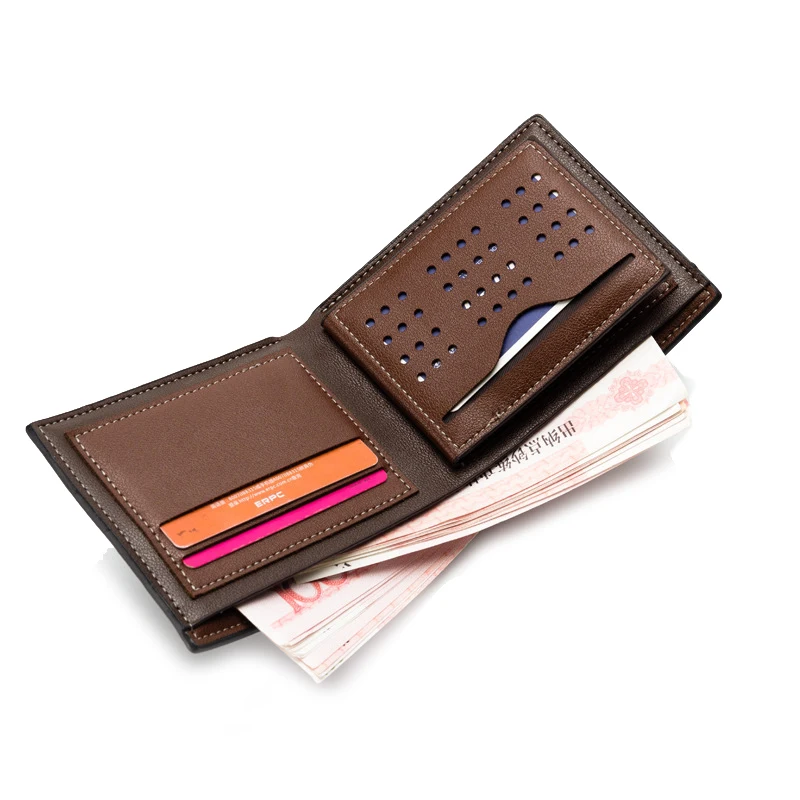 ABDB baellerry 1 PU leather men's cross section business casual lychee pattern pressure line wallet carrying bag size a | Багаж и