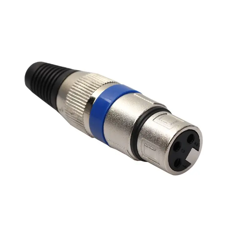 5 пар XLR 3-контактный разъем для микрофона аудио синий Кабельный |